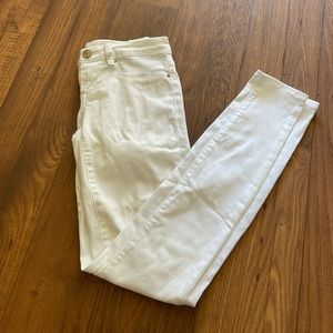 BlankNYC White Spray On Super Skinny Jeans